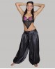 Black belly dance bra