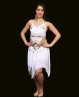 White belly dance short skirt