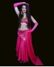 Fuchsia Mermaid-style Bellydance skirt