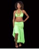 Green sparkling Bellydance top