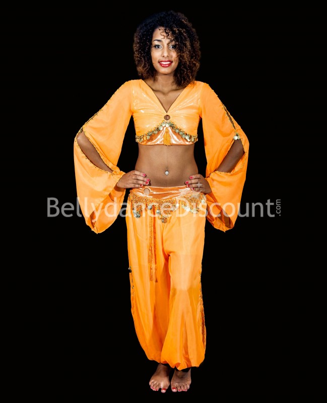 Large Bellydance pants orange