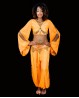 Weite Hose für den orientalischen Tanz in Orange