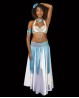Bellydance sky-blue upper arm bracelet