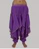 Pantalón Sarouel violeta para danza oriental y Bollywood