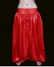 Satin Bellydance and Bollywood pants red
