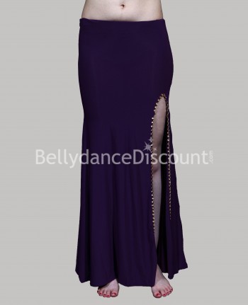 Purple Bellydance pencil skirt