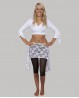 White Bellydance belt in lace