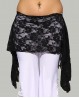 Black Bellydance belt in lace