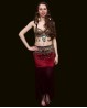 Tribal bellydance costume red