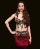 Tribal bellydance costume red