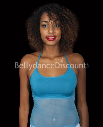 Light blue top for dance classes