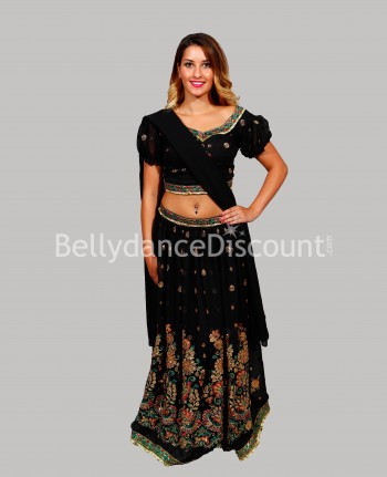 3 piece Bollywood costume black