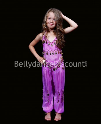 Mauve belly dance children’s costume