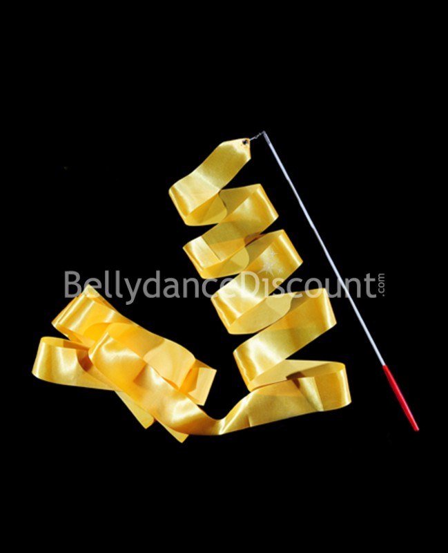 Bellydance and Rhythmic Gymnastics ribbon yellow