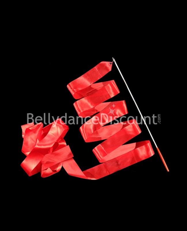 Bellydance and Rhythmic Gymnastics ribbon red