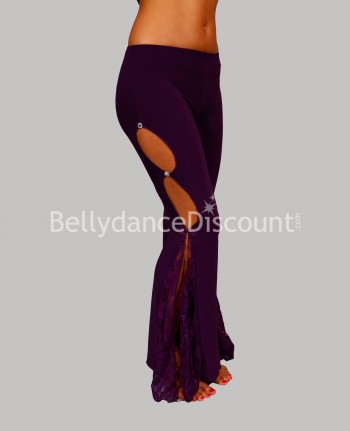 Pantaloni viola da lezione di danza