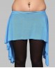 Light blue short skirt-style oriental dance belt