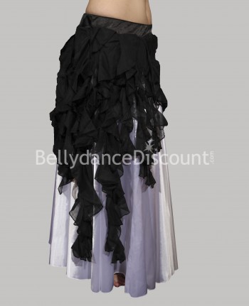 Ceinture de danse orientale tombante noire