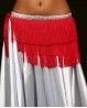Red Bellydance belt with fringes