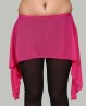 Cinturón fucsia para danza del vientre estilo falda