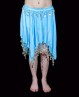 Jupe courte de danse orientale bleu ciel