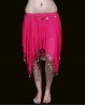 Fuchsia belly dance short skirt
