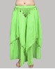 Jupe de danse orientale vert pomme