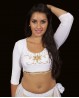 White belly dance and Bollywood top