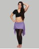 Cinturón malva para danza del vientre estilo falda