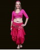 Sarouel de danse orientale et Bollywood fuchsia