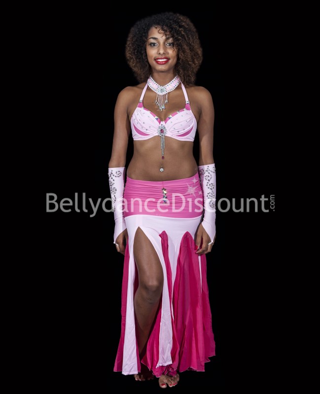 Lycra Bellydance sleeves light pink