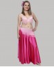 Light pink beaded Bellydance bra