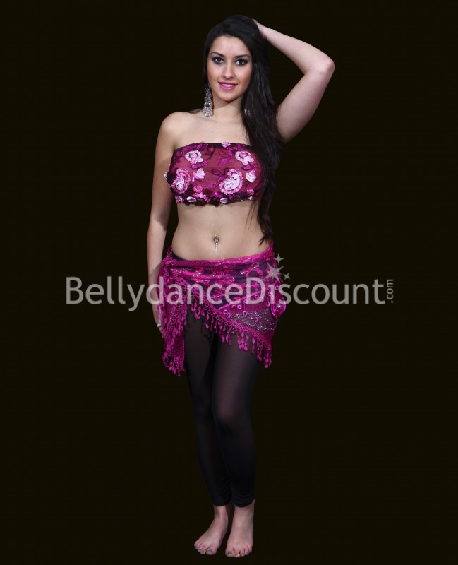 Leggings trasparenti neri per lezioni di danza