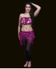 Leggings trasparenti neri per lezioni di danza