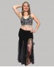 Black oriental dance hairband