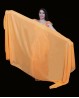Velo rettangolare di danza del ventre arancio