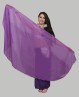 Rounded belly dance veil purple