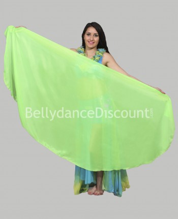 Voile circulaire de danse orientale vert pomme