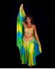 Gonna di danza del ventre multicolore