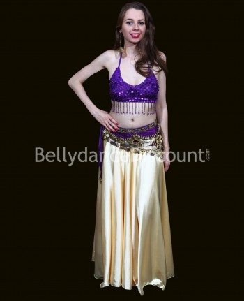 Purple and gold velvet...
