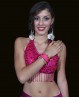 Bracelet de danse orientale à grelots fuchsia