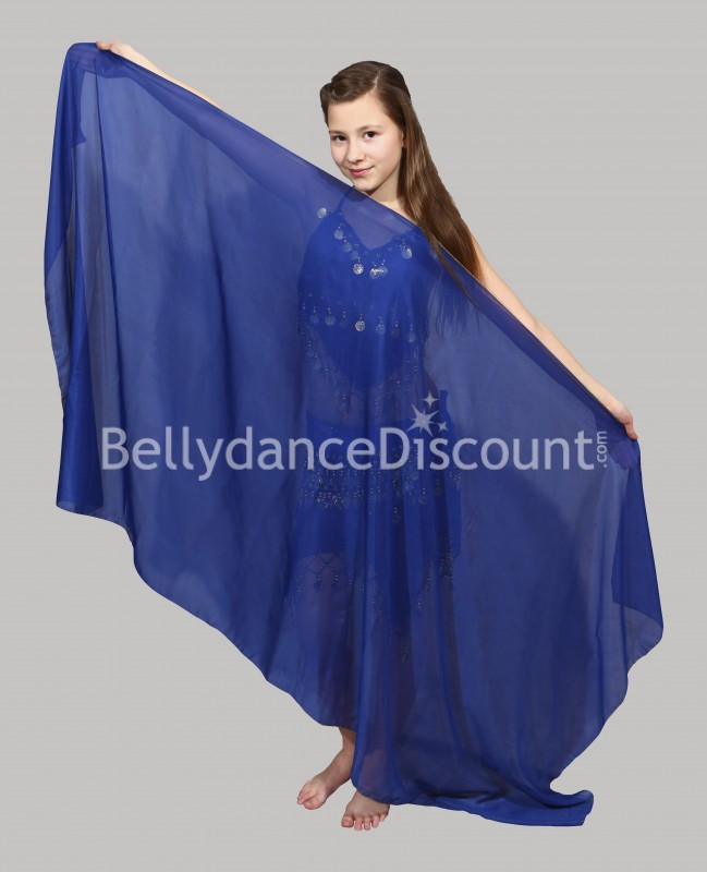 Dark blue belly dance children’s veil 