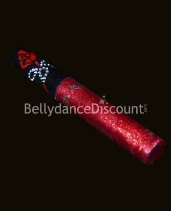 Liner pailleté rouge