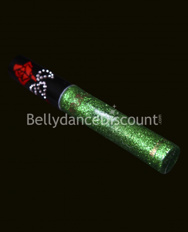 Eyeliner paillettato verde