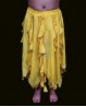 Yellow belly dance  children’s skirt