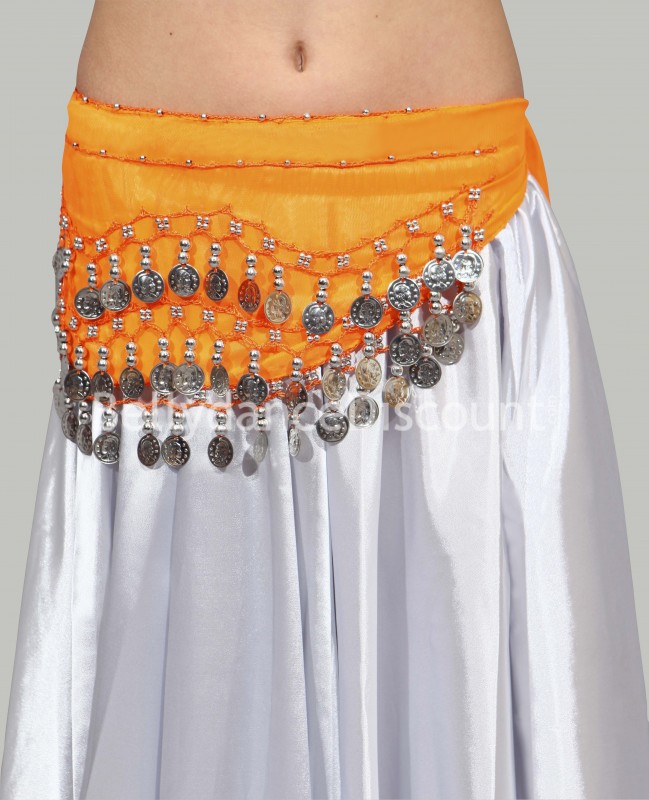 Cintura bambina di danza del ventre arancio