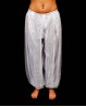 Pantalon brillant de danse orientale blanc