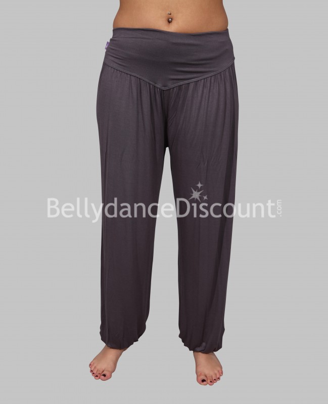 Sarouel gris de danse en coton