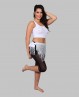 Canottiera bianca strass "Bellydance"