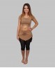 Oberteil in beige mit Strass “Dance”